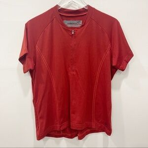 Novara Short Sleeve Zip Front Cycling Shirt Men’s XL Brick Red